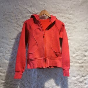 Lululemon Coral Scuba Sweater